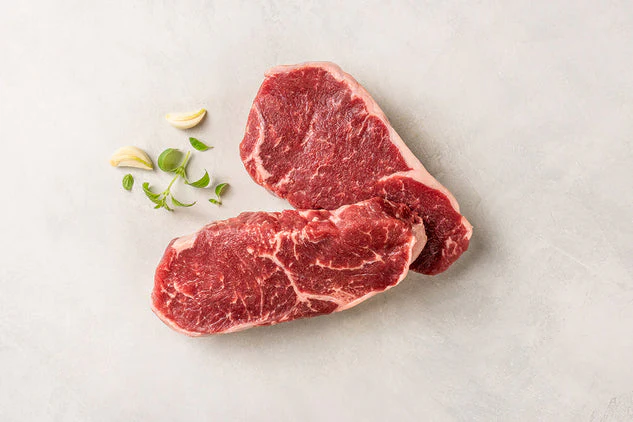 100% Grass-Fed, Pasture-Raised New York Strips Lightning Deal