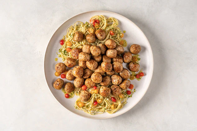 Amylus Organic Fully Cooked Chicken Meatballs
