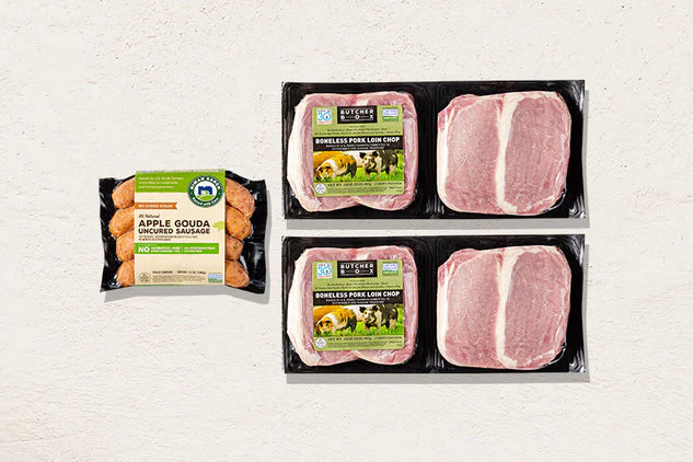 Buy 2 Pork Chops, Get Free Apple Gouda Sausage